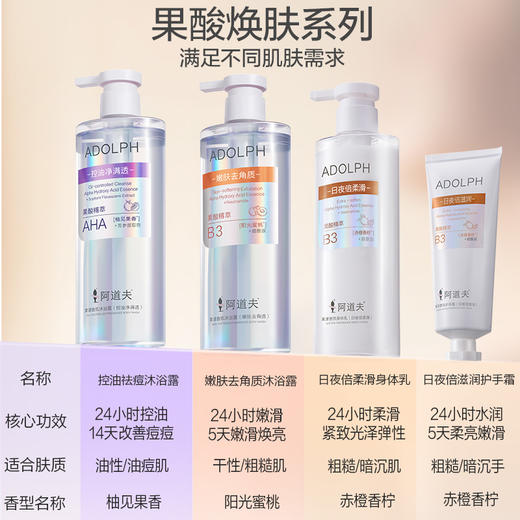 阿道夫果漾香氛身体乳(日夜倍柔滑)300ml 商品图6