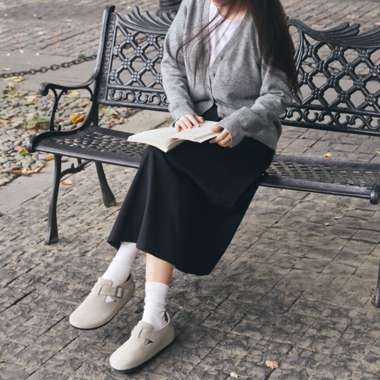 Sacha勃肯鞋|一踩就出门！牛反绒+软木底，舒适好穿，暴走不累