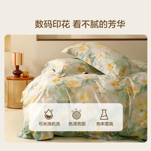 【保利专属】水星家纺全棉活性印花四件套 商品图3