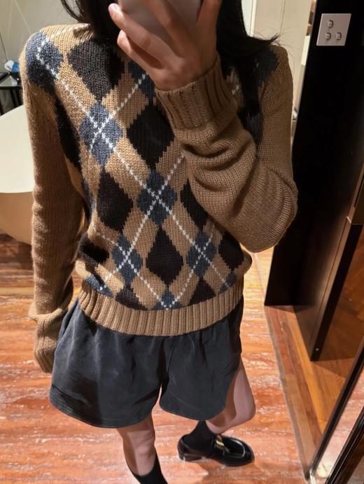 女款菱格针织毛衣zo020 商品图1