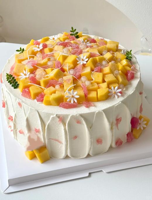 杨枝甘露装饰蛋糕-低糖处理无添加 商品图0