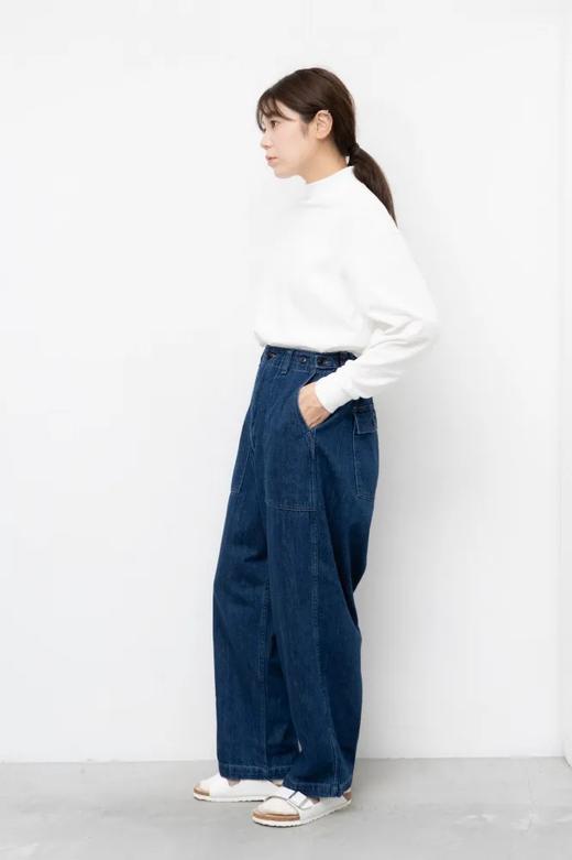 ORDINARY FITS 牛仔蓝阔腿裤休闲裤 商品图1