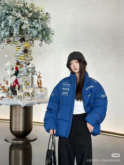 迪桑特情侣款户外鹅绒立领短款羽绒服 商品图0