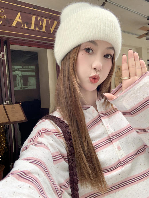 【129元任选2件】现货！条纹宽松百搭长袖T恤 商品图8