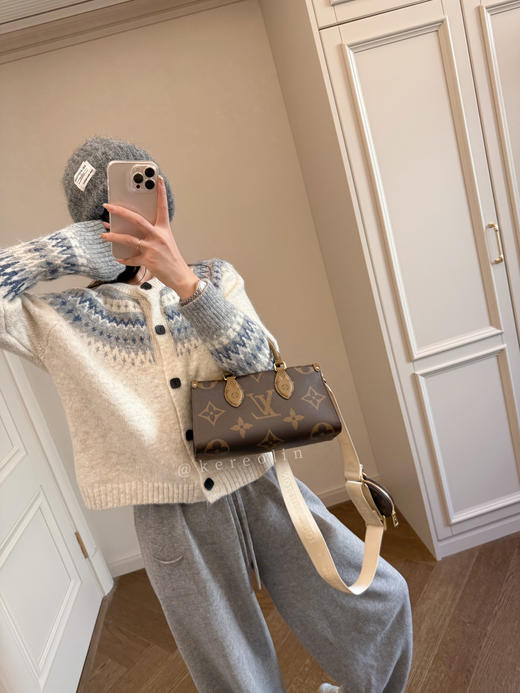 羊驼羊毛针织混纺费尔岛毛衣开衫 商品图9