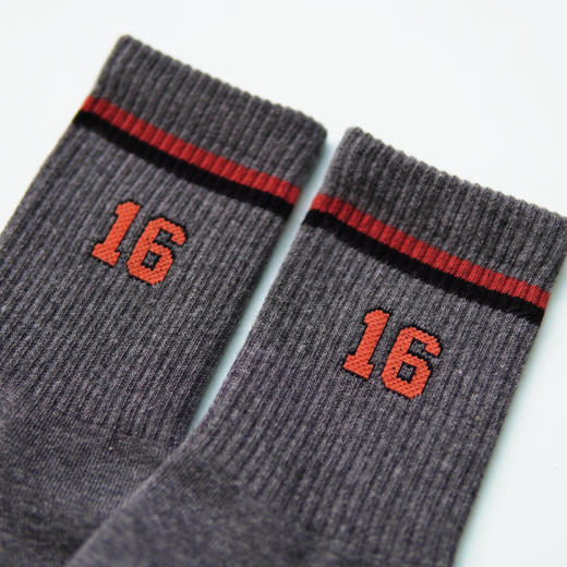 【2双装】男士中长筒休闲袜男运动四季棉袜抗菌男长筒棉袜【6双6折 2521105】 商品图4