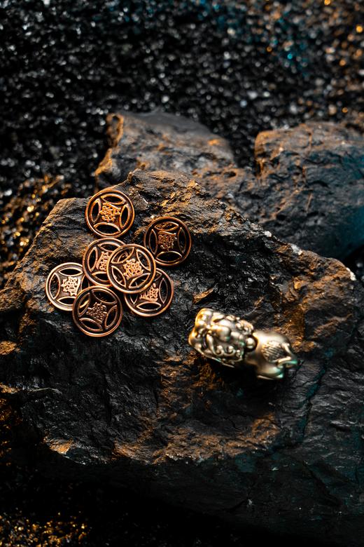 【宫里上新】吸钱貔貅-白铜貔貅套装（含链） 商品图6