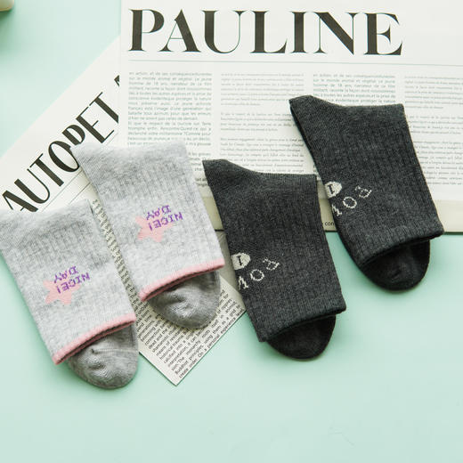 【2双装】【7-10岁】大童运动袜四季棉袜男童女童中长筒棉袜【6双6折 2523101】 商品图3