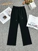 4BSR015143#天丝薄料松紧腰休闲长裤 商品缩略图0