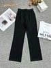 4BSR015143#天丝薄料松紧腰休闲长裤 商品缩略图1