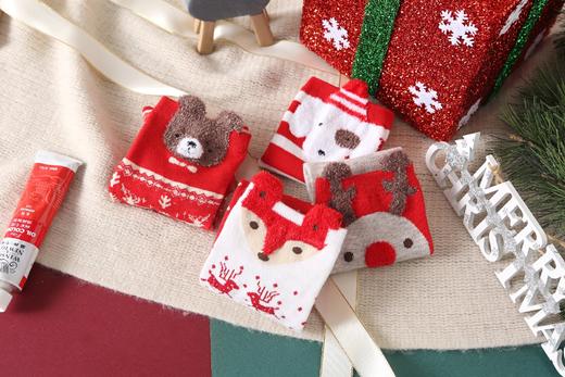 Musssaa圣诞袜礼盒（中筒袜4双） 商品图4