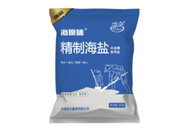 [盐化集团]海湾无碘精制海盐食用盐天然海盐家用不加碘食盐巴精制无典盐(230g*10)