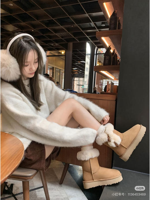 油叽叽牛角扣雪地靴112003 商品图14