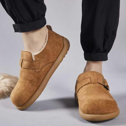 【HF】无忧购冬季加绒男款潮流休闲平底一脚蹬勃肯鞋6502（截单后3-5天发货） 商品图3