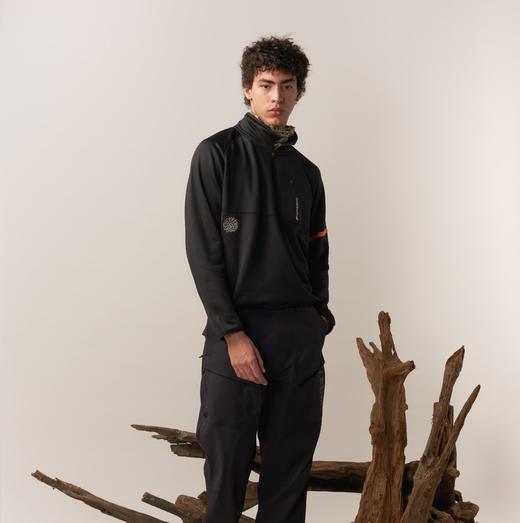 ANCILE单面抓绒衫户外防风保暖运动外套男款UPPERVOID二普纬度 商品图3