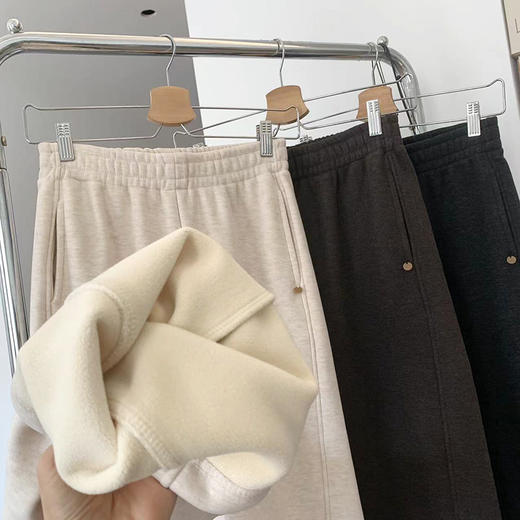 冬日保暖裤子！加厚奥粒绒羊毛呢料弯刀裤！ 商品图10