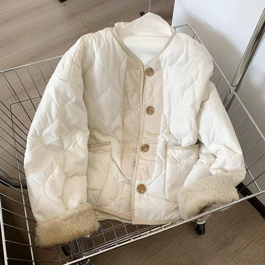 特价出！不退换！ 保暖厚实两面穿菱格棉衣外套！ 商品图10