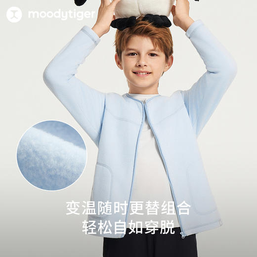 儿童外套新款男女童三合一抓绒保暖外套44110401 商品图2