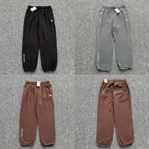 三色发售！！AC*Polartec 刺绣Logo 机能户外 双面摇粒绒 运动束口休闲卫裤 商品图0