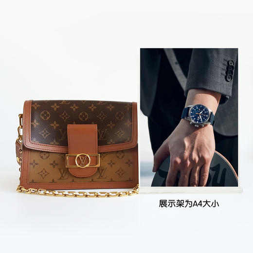 【95新】LV路易威登DAUPHINE系列M44391中号老花达芙妮链条包单肩包女士181125AK03 商品图9