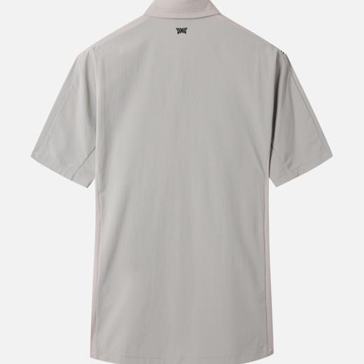 P家男士短袖弹力面料拼接有质感/光泽/骨感透气舒适高品质M225096 商品图4