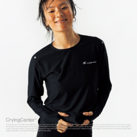 CryingCenter肌理感运动面料帆船标基础跑步运动长袖TEE 哭喊中心