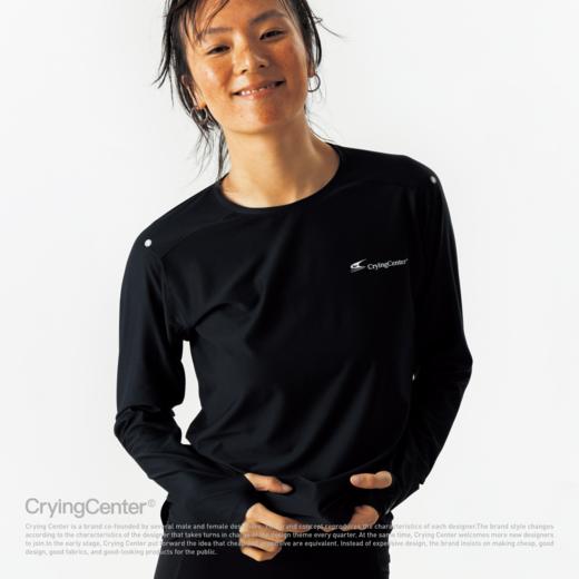 CryingCenter肌理感运动面料帆船标基础跑步运动长袖TEE 哭喊中心 商品图0