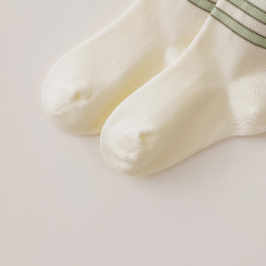 马克珍妮男童柔软弹力透气撞色条纹短袜2025年秋冬新款551933 商品图4