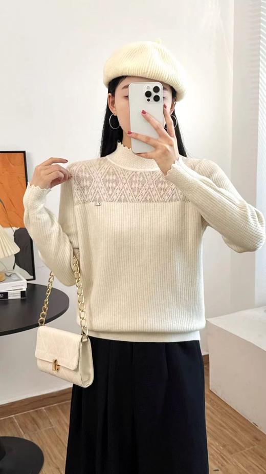 【GZ】无忧购 冬季加绒时尚温柔妈妈装针织打底衫3362#（截单后3-5天发货） 商品图6