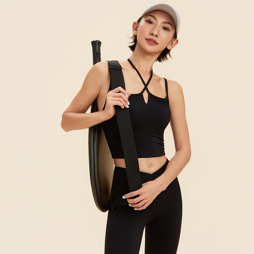 跃牌【禅语梵心】系绳缩褶美背速干运动内衣女防震跑步文胸健身瑜伽背心WX5750 商品图1