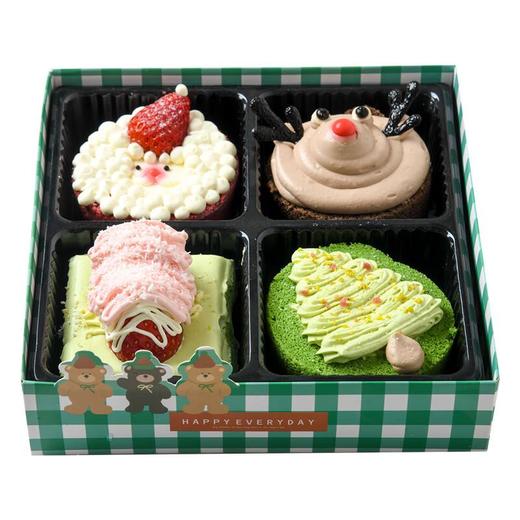 圣诞四宫格盒子蛋糕480g/个 商品图1