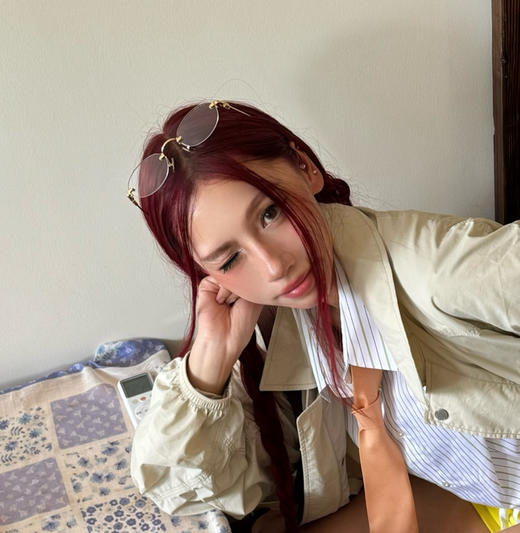 MIU家合金椭圆形眼镜 时尚超轻百搭装饰眼镜 商品图8