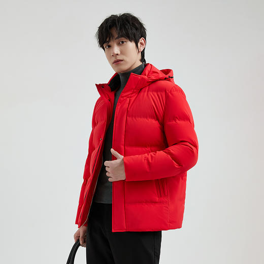 男士6188短款商务休闲羽绒服 甄选90白鸭绒（常熟羽绒服工厂购） 商品图4