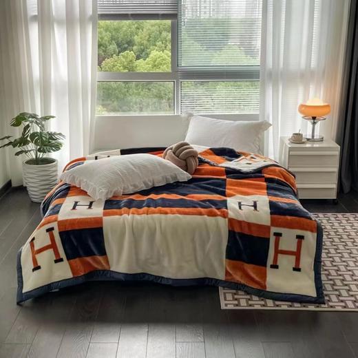 【特价】【优选】印花双面毛毯200x230cm/花色请自行备注哦 商品图1