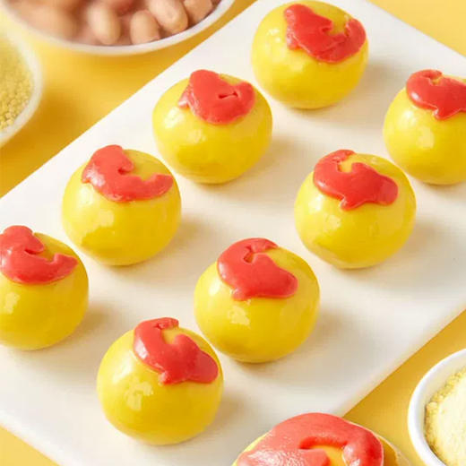 【拍一发二❗️元宵限定🔥年年有鱼汤圆】甄选品质原料制作，汤圆面皮光洁细腻，口感软糯香甜Q弹爽滑，好看好吃好运锦鲤，半成品速冻糯米元宵汤圆L 商品图1