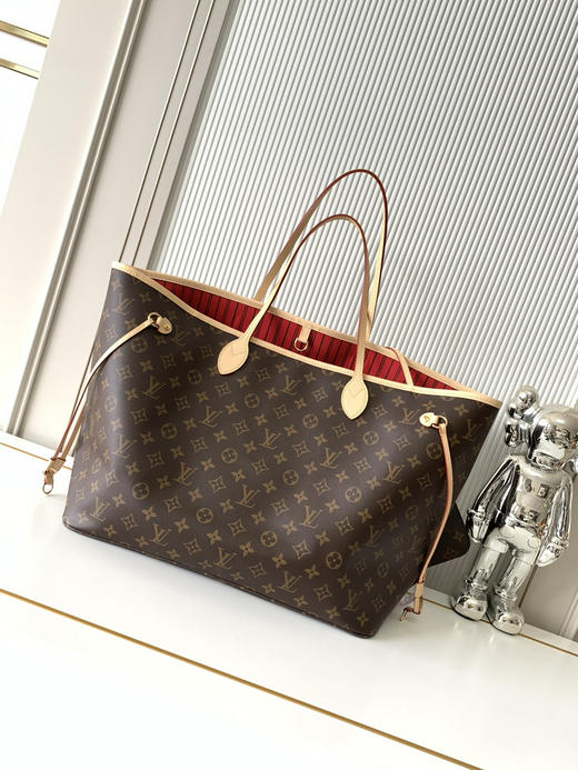 秋冬特惠💰1390 渠道级LV【全钢五金 变码芯片】te级LV 全套包装 40991老花红 经典购物袋 大号 商品图1