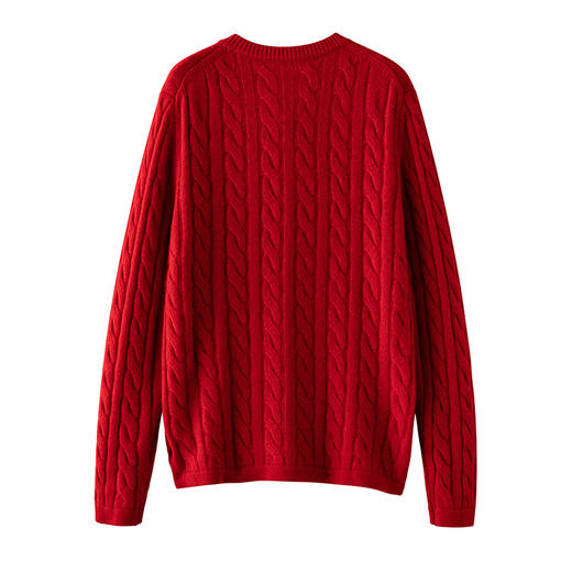 S·Y·C【鄂家新年红】康赛妮纱线系列国潮风纯山羊 绒外套CYR240286 商品图4