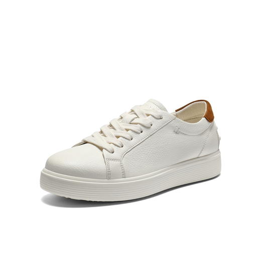 BF楼百丽百搭真牛皮小白鞋子女2026春新商场同款休闲板鞋E9D1DAM6预 商品图0