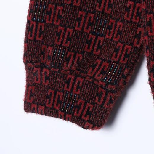 WY1417SDSA男士秋冬新款痞帅男装简约提花字母绒毛连帽卫衣百搭时尚上衣 商品图4