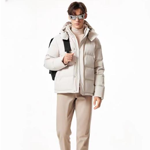 林家男高尔夫 25冬季新款连帽可拆 羽绒服 加厚 保暖 防泼水 DF07 商品图0