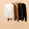 内搭外穿都好看！薄款羊毛衫女100纯羊毛时尚款半高领打底衫 Y02 商品缩略图4
