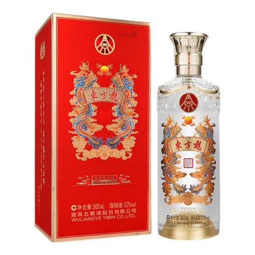 【绝版好酒】2023-2024年 五粮液股份公司出品 东方龙 龙翔晶钻 浓香型白酒 52度 500m*6原箱 商品图0