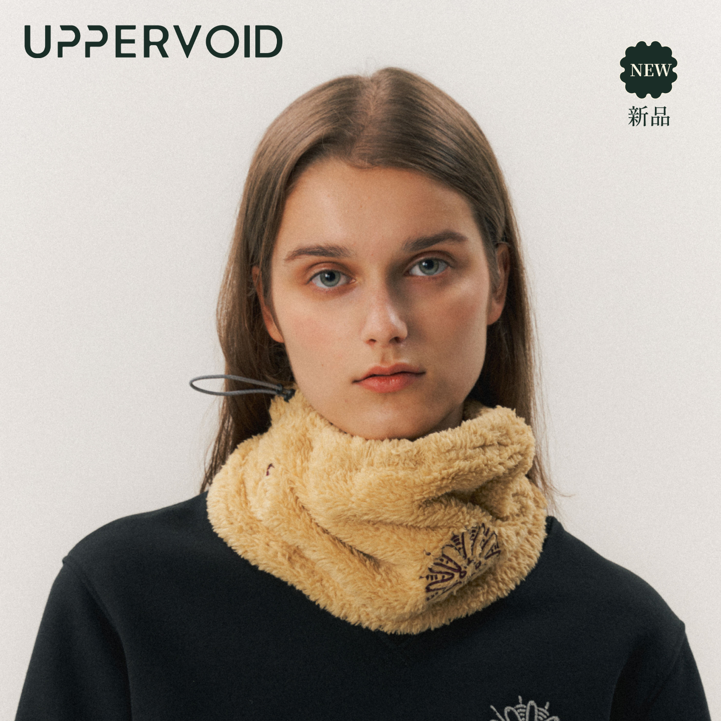 IRINA脖套全包裹围巾长毛绒保暖轻量秋冬新款UPPERVOID二普纬度