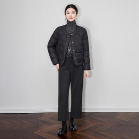 加厚保暖小香风撞料90白鸭绒短款羽绒服外套WLZD2514107