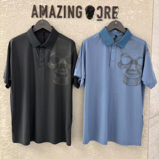 Amazing 春夏多色短袖 撞色印花标志性LOGO速干 拼接面料M225080 商品图3