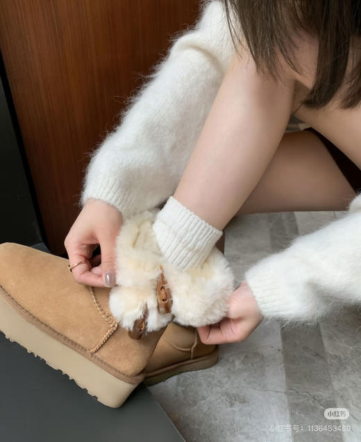 油叽叽牛角扣雪地靴112003 商品图13