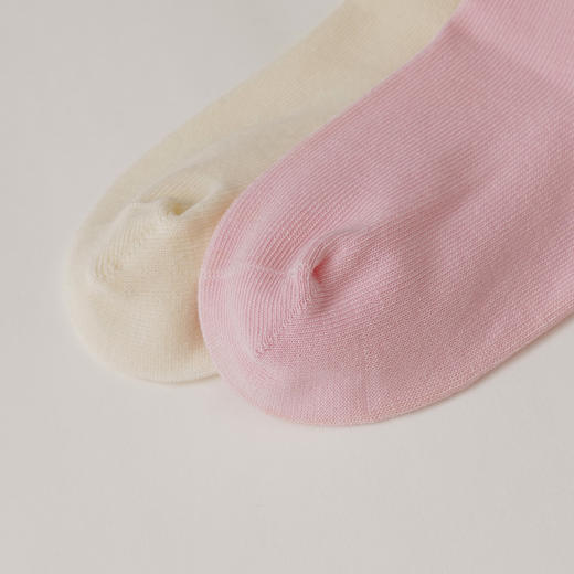 马克珍妮女童柔软弹力爱心纯色中筒袜秋冬新款551937 商品图4