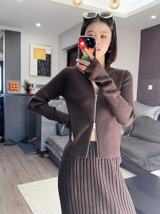 【高品质私服】【CC双开拉链开衫】赋予造型年轻活力感 轻松实现减龄G0715-CC【无标出货 介意慎拍】 商品图4