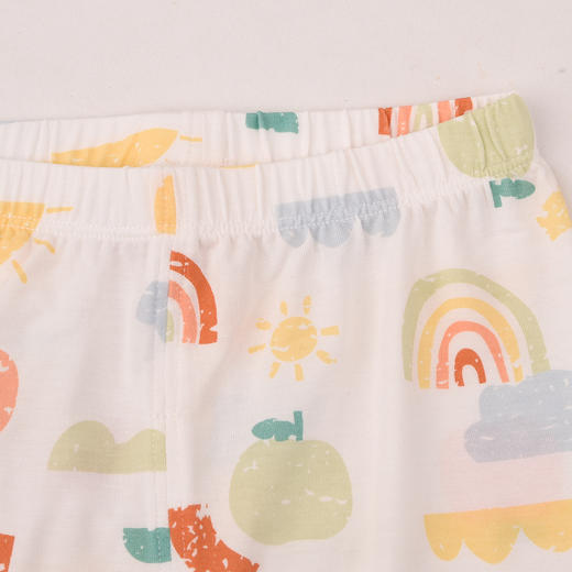 棉果果春季新品男宝女宝满印柔软舒适莫代尔套头套装M101302426007 商品图4