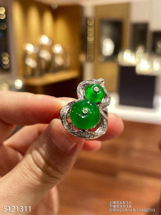 5121311，平安扣戒指。具体价格微信咨询 商品图0